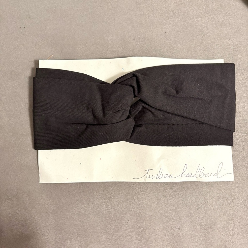 NWT Black Twist Knot Headband